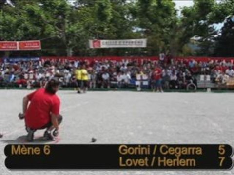 Demi-finale doublette féminin Millau 2008