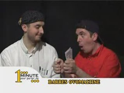 Nolife TV 1 minute pour parler de Barre ovomaltine