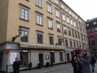 Le centre de la vieille ville à Stockholm