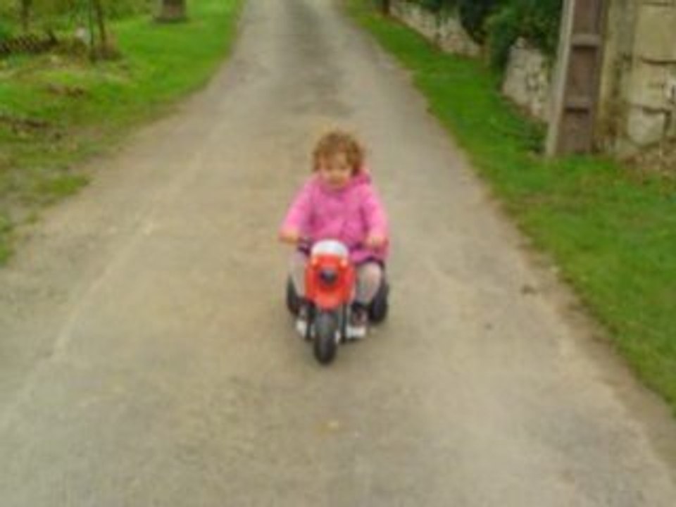 tessa a fait de la moto aujourdhui