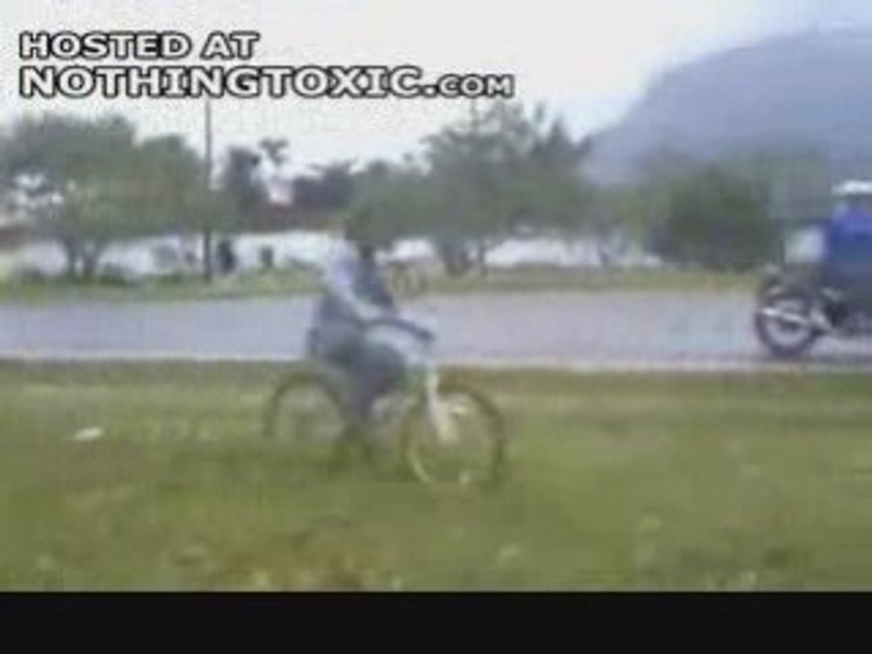 cycliste crétin