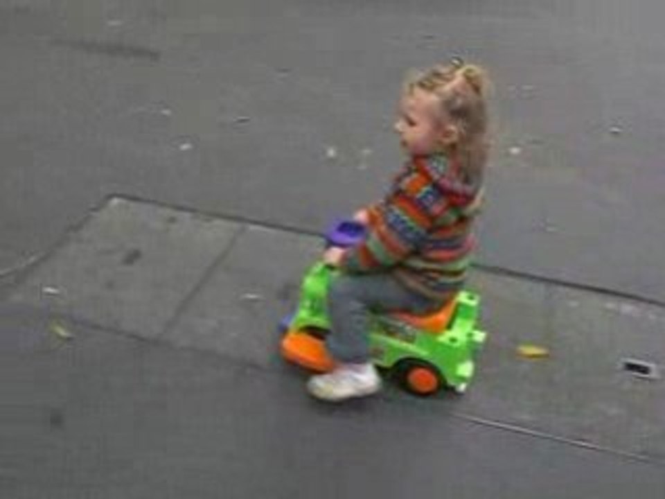Maëlle et son camion