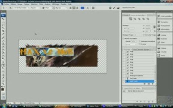 Photoshop CS3 tuto cré un texte styler
