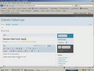 1 - Haber nasil girilir
