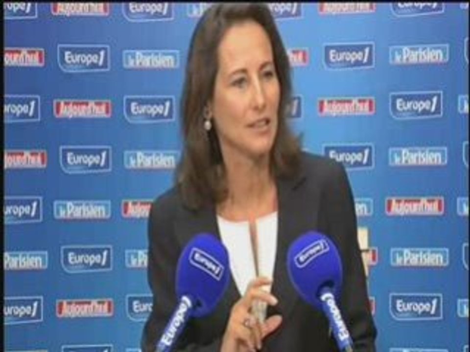 Ségolène Royal fait des propositions à propos de la crise