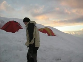 Mont Blanc 2008 montarea cortului