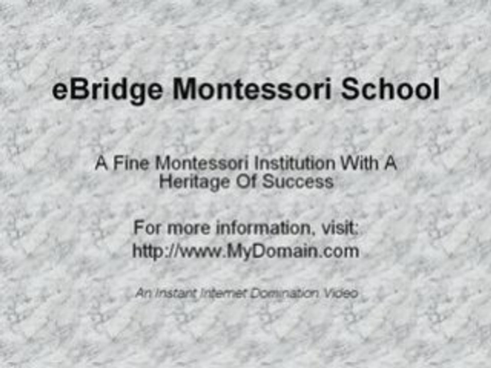 eBridge Montessori School
