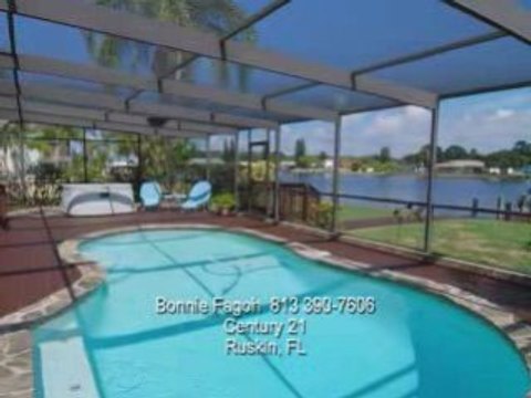 Tampa Florida Waterfront Pool Home