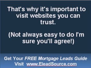 Mortgage Refinance Leads