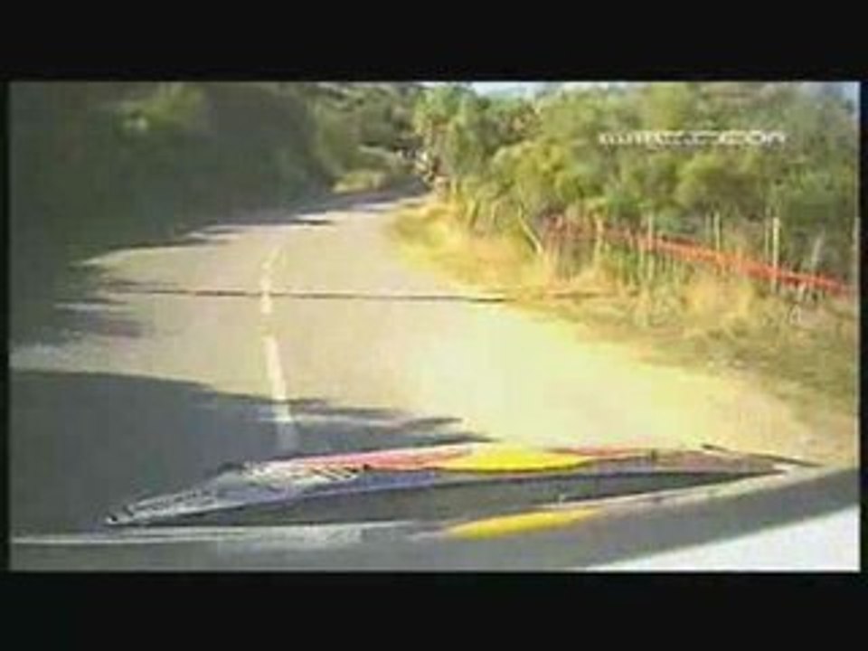 camera embarquée S.Loeb Rallye de Corse 2008