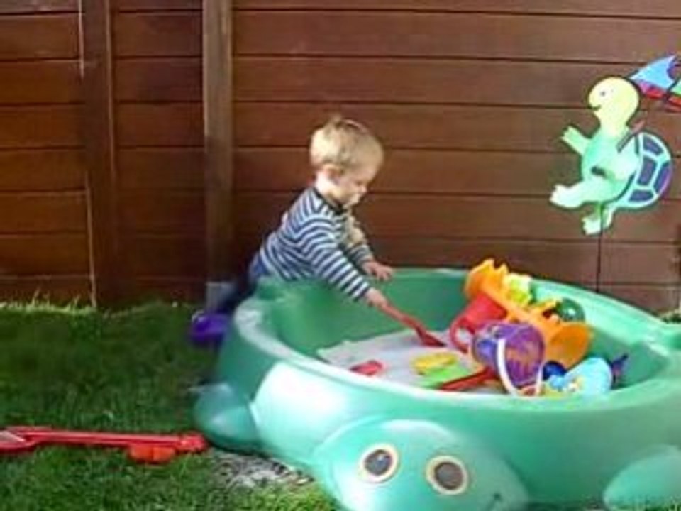 Spelen in de zandbak
