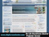 Da-Lite Boardroom Electrol Projector Screen