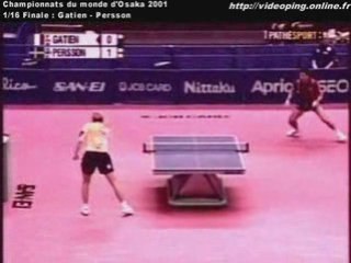 Tennis de table, point Gatien