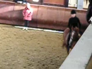 gamine au galop sans etrier