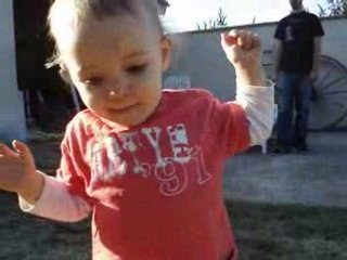 Gaël marche à Aussac (28 sept 2008)