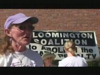 Glenda Bleeden milite contre la peine de mort