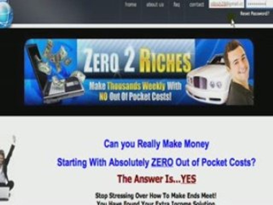{Zero2Riches} Setting Up Your Automated Money Maker!