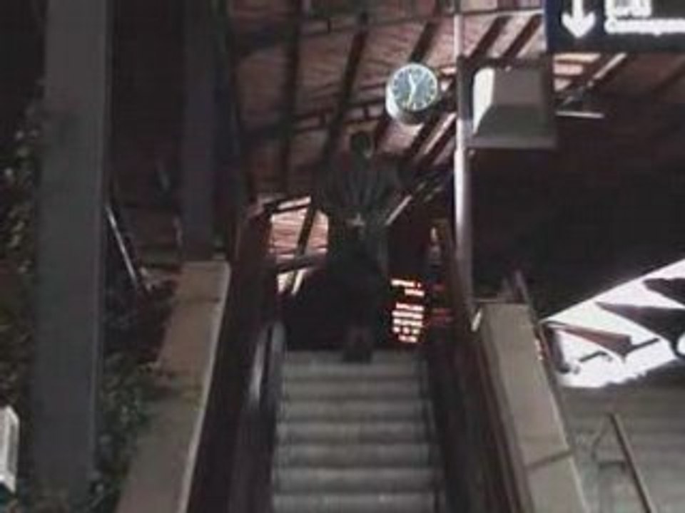 Lévitation Escalator Gare de Lyon Perrache 2008