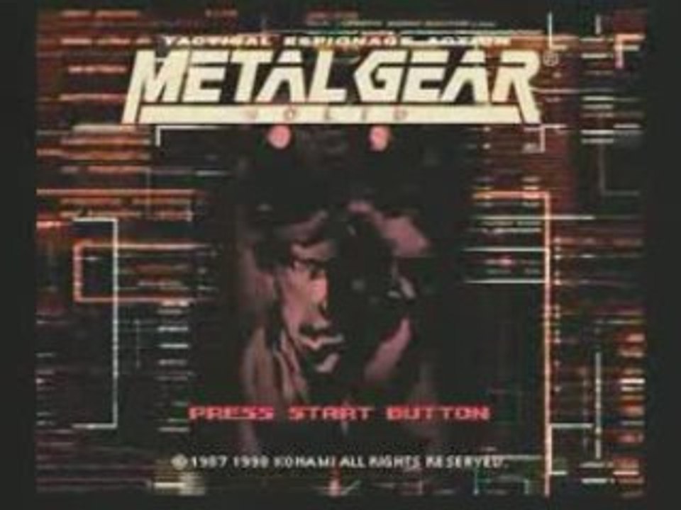 Test Metal Gear Solid (Partie 1)