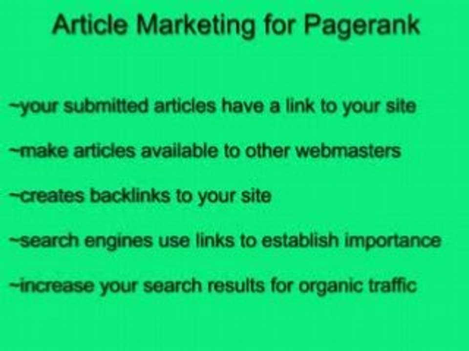 Internet Marketing Techniques-Article Marketing Tips