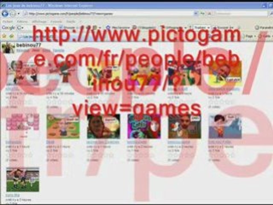 Mes jeux