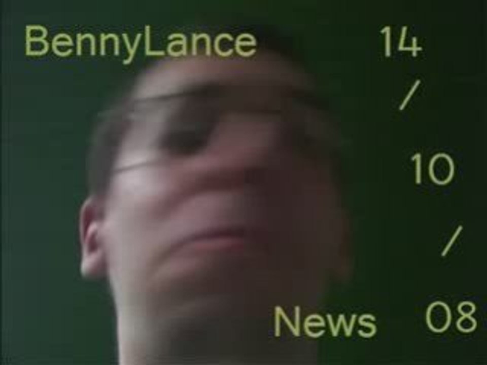 BennyLance News 14/10/08 Benny's excited