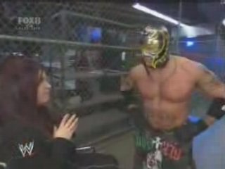 Rey Mysterio & Vickie Backstage 18.1.08