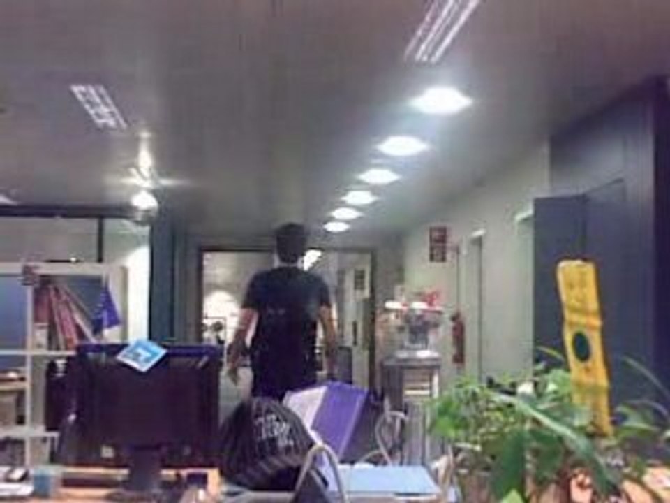 Collègues en plein boulot