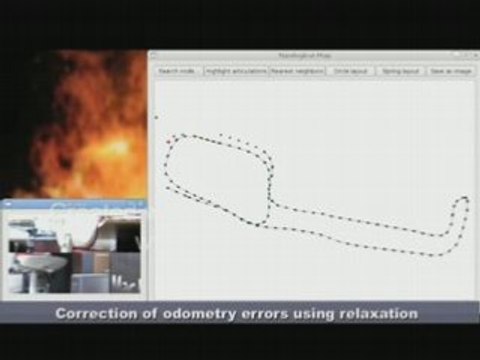 Topological mapping using vision and odometry