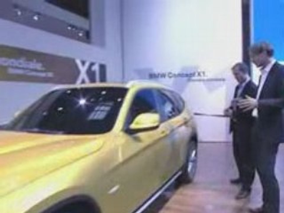 BMW at the Paris Motor Show 2008. BMW Concept X1.