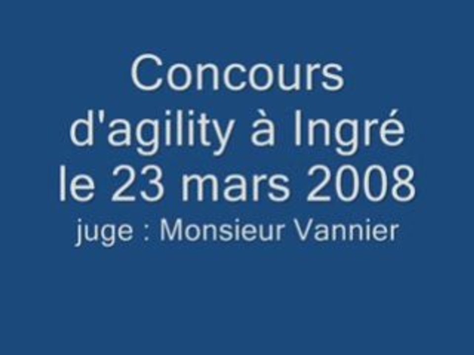 Ingré le 23 mars 2008
