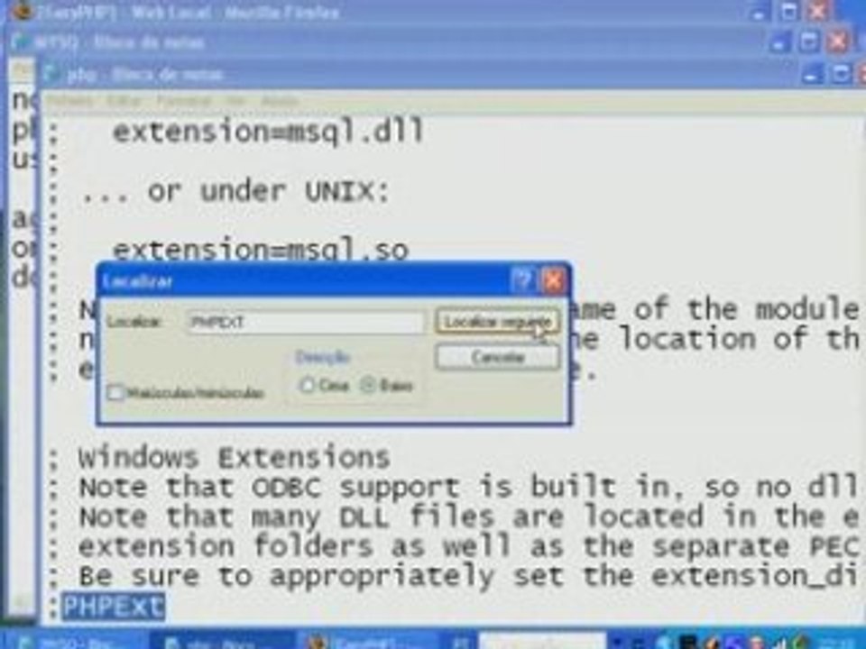 Install a PHP web server