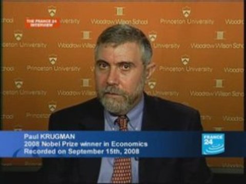 Economist Paul Krugman about the crisis