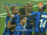 Inter - Bologna, 2 : 0, Adriano