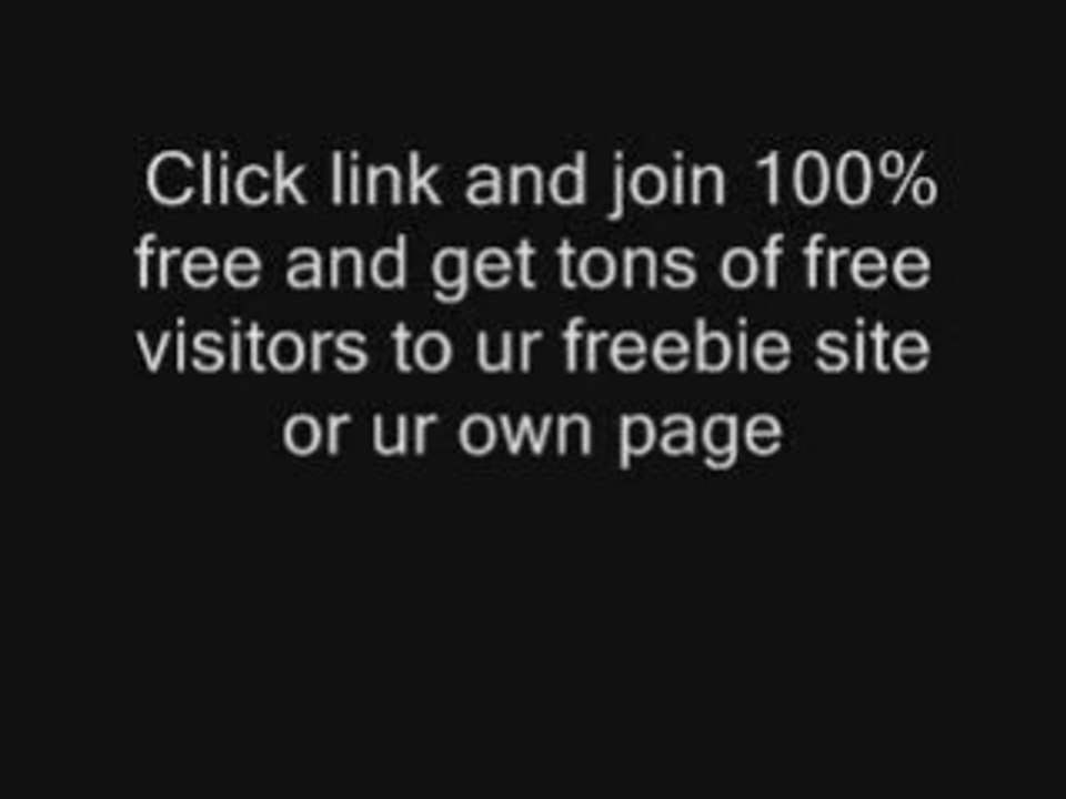 Free Referrals to Your Freebie Site 100% FREE VISITORS
