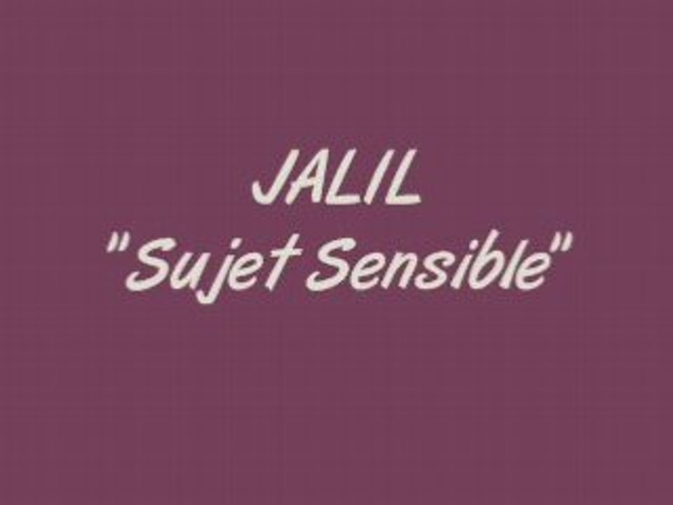 Sujet sensible