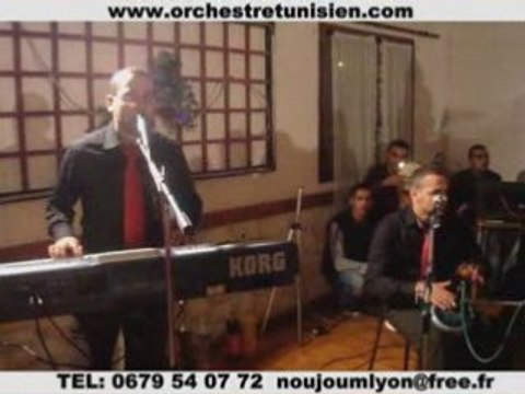 orchestre tunisien noujoum avec la chanteuse Alia Belaid