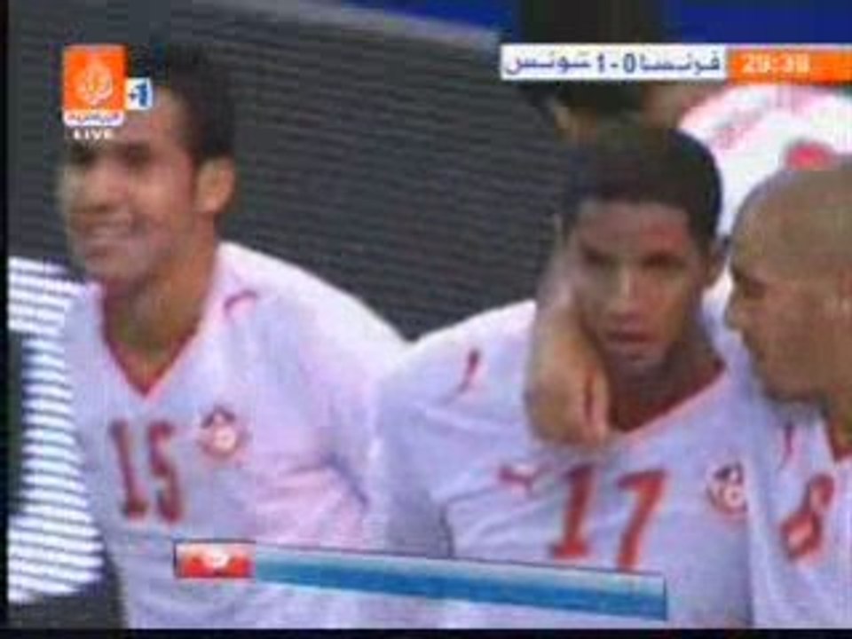 France vs Tunisie 0-1 but Jommea