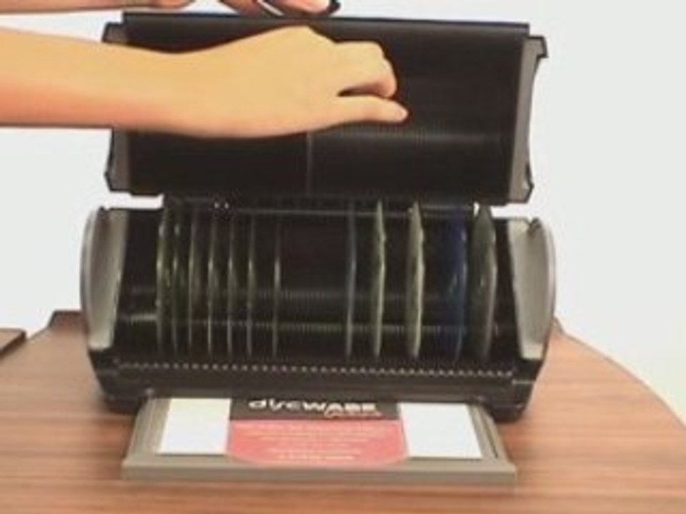 CD / DVD Storage and Organizing Box for 80 CDs or DVDs