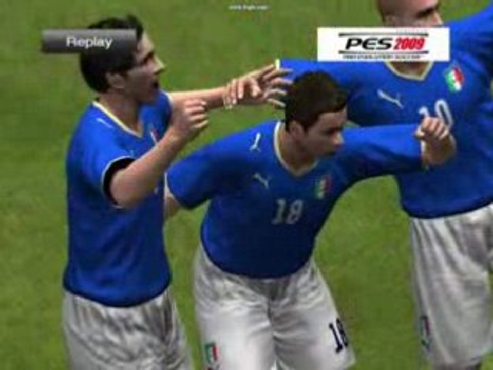 Pes2009 Cassano great goal 9