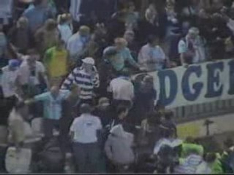 Incidentes Atletico de Madrid - Olympique de Marsella