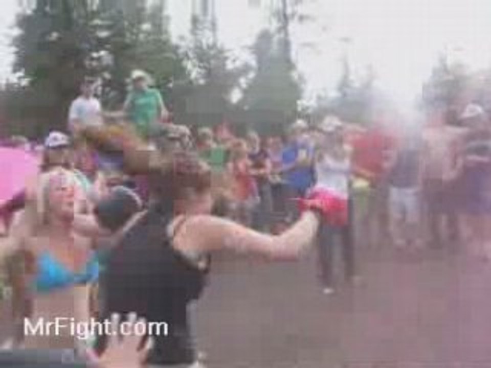College Chicks Brawl