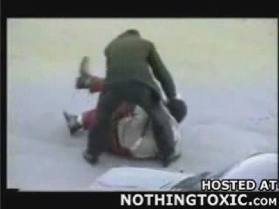 Baston!! un peu nerveux le gars!!