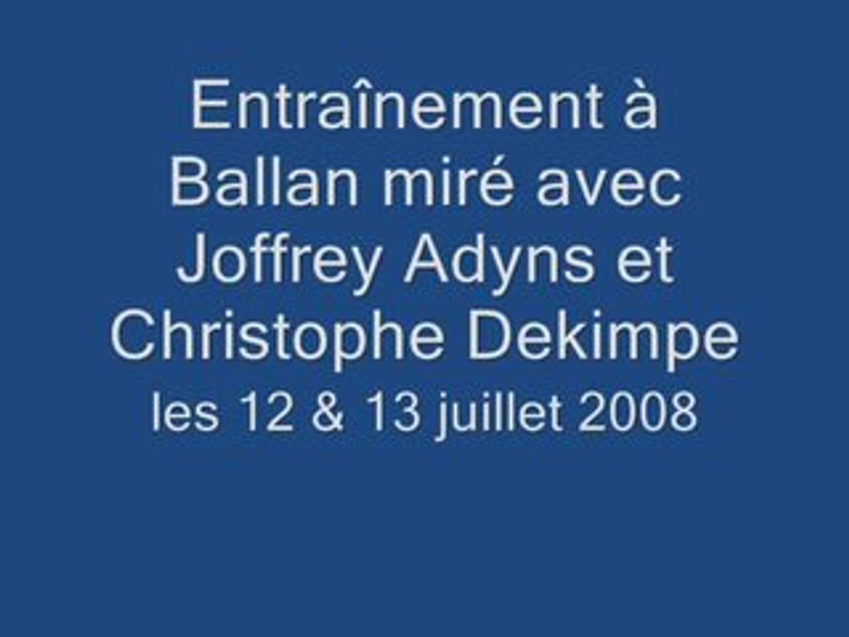 Stage jo et christ 12 & 13 juillet 2008