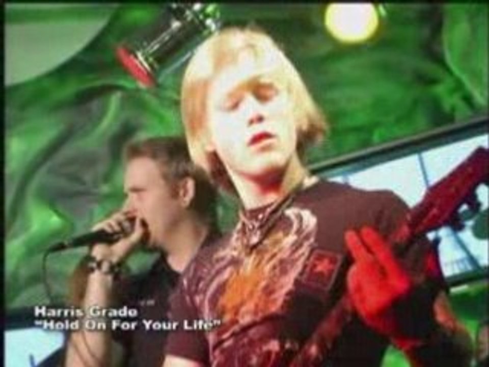 Harris Grade performs "Hold On For Your Life"