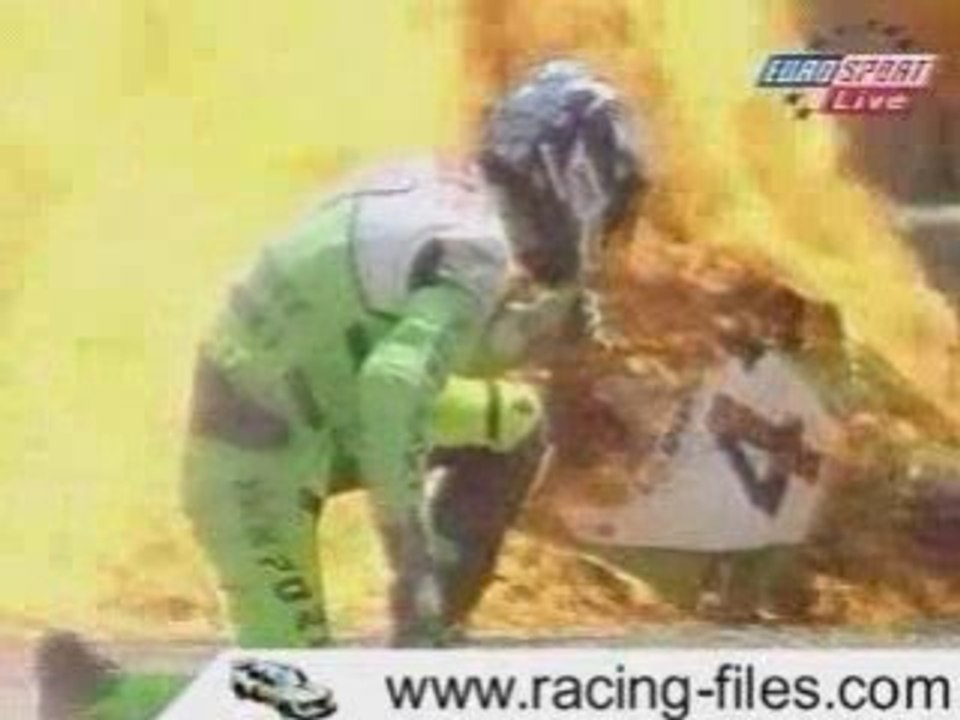 Accident moto gp kawasaki explosion