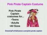 Pink Pirate Halloween Costume