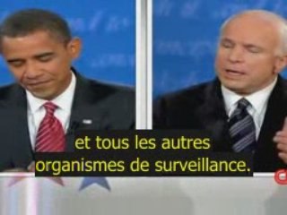 3e débat : McCain à Obama : "je ne suis pas Bush"  (VOSTF)