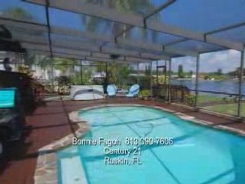 Tampa Florida Waterfront Pool Home