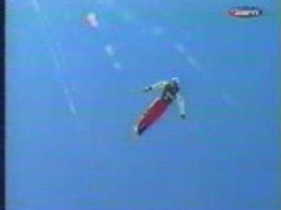 Quadruple saut perilleux  4 vrilles sur water-jump